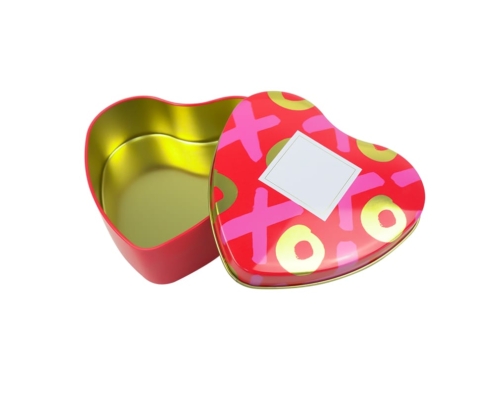 heart-shaped chocolate tins