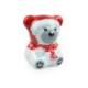 bear-shaped metal tin box