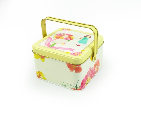 square cookie tins with handles